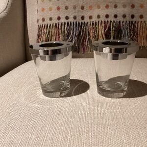 PartyLite Versatility Votive Pair Candle  Holders P8488